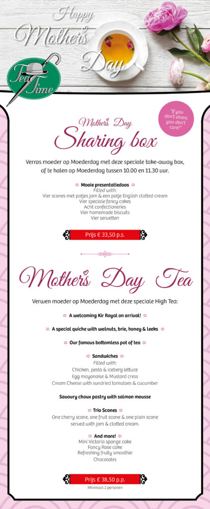Mothers Day Tea - Moederdag thee - Tea time