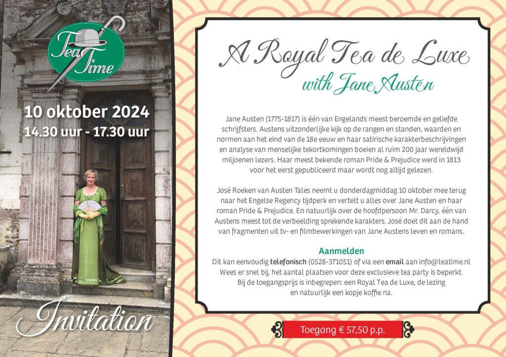 Royal Tea de Luxe with Jane Austen