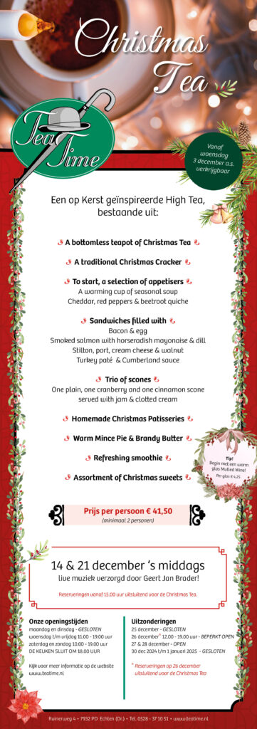 Christmas Tea - Tea Time 2025